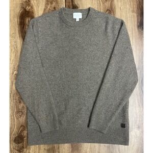 Cozy Earth 100% Cashmere Crewneck Sweater Size L Quiet Luxury Cozy Minimal